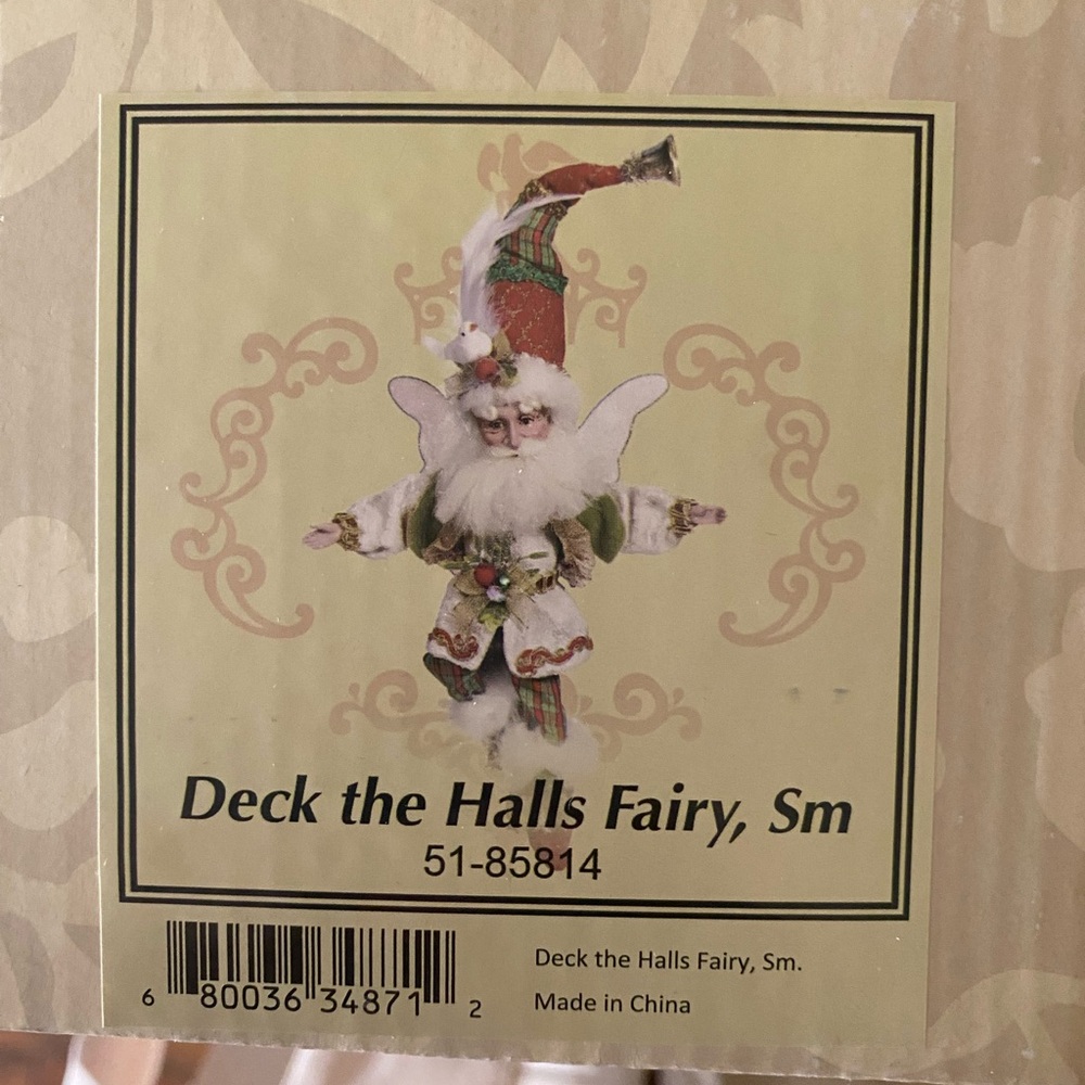 Mark Roberts Christmas fairy Deck the Hall - Picture 2 of 2